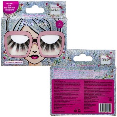 Детские реснички накладные LUKKY Fresh Lash пушистые розовые, клей в комплекте